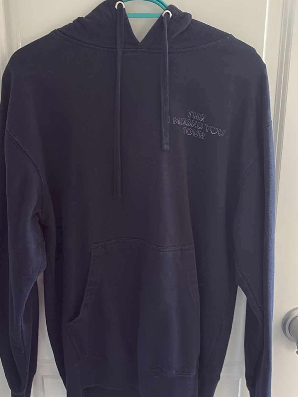 Men's Black Hooded Sweatshirt - The Missed You Tour